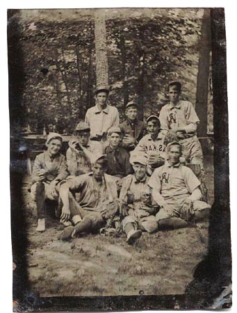 19th Century Tintype Team Photo
