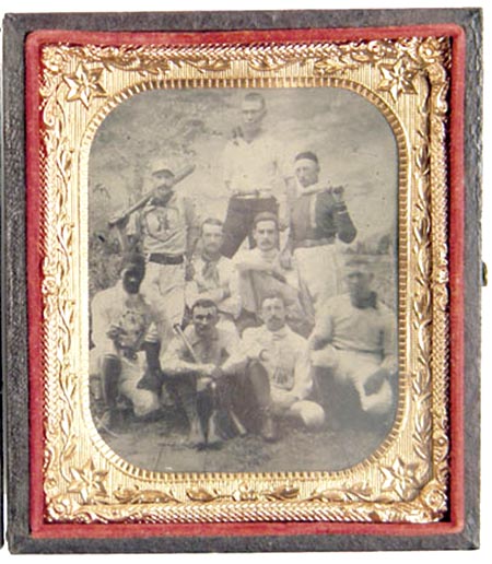 19th Century Unknown Team With Black Players