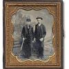 Late 1800s Baseball Tintype 2 Players