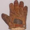 c. 1890's Finger Tipped Finger Catchers Glove Lefty Crescent Back