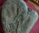 View the image: c. 1890's Hook & Eye Base Mitt Back
