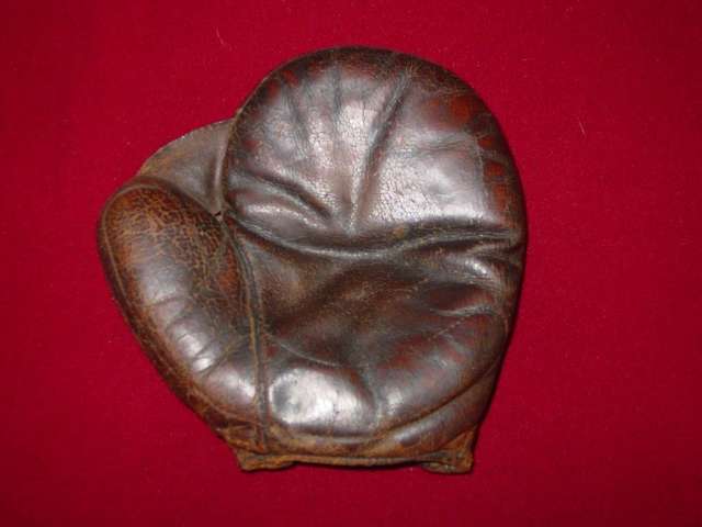 c. 1890's Crescent Full Web Basemitt Front