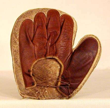 c. 1890's Catchers Mitt Back