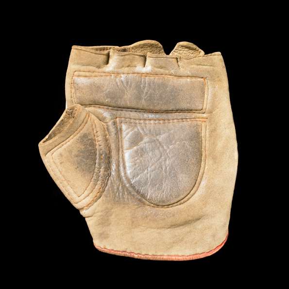 c. 1880's Fingerless Glove Front 19th Century Baseball Glove