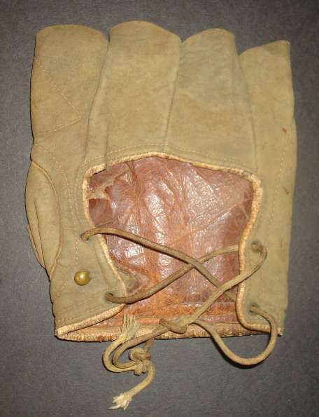c. 1880-90's Irwin Fingerless Glove Back