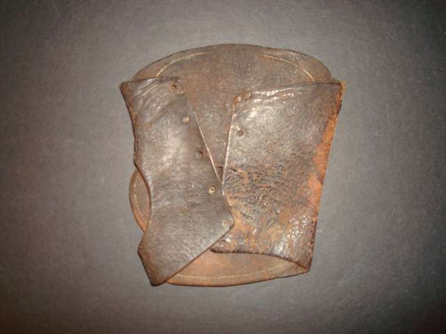 c. 1897 Barke Hand Shield - Motorman, Gripman and Baseball Fingerless Mitt Back