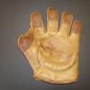Early 1900's Tipped Finger Catchers Glove Front