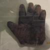 c. 1890's Tipped Finger Catchers Glove Righty Front