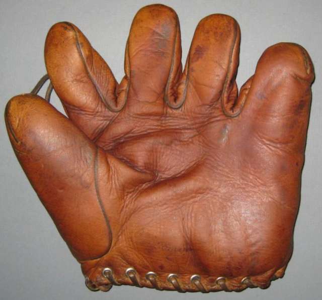 Babe Ruth Spalding Laced Web Front