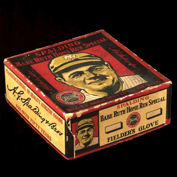 Babe Ruth Spalding MP Home Run Special Fielders Glove Box
