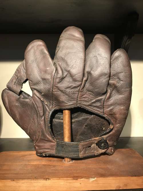 D&M 1 Inch Web Patched Palm Lefty Back