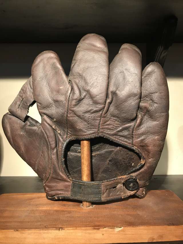 D&M 1 Inch Web Patched Palm Lefty Back