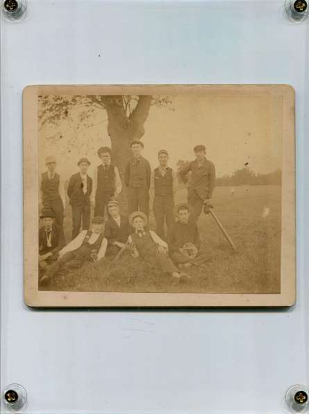 Base Ball Team Boys Bible Class YMCA Parklake July 8, 1893
