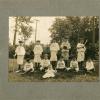 Bylar Bros. Base Ball Team with Baby Mascot