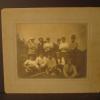 Early Base Ball Players with Arms Folded and Bat