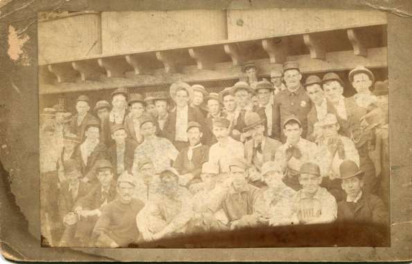 League Base Ball Park Philadelphia, PA Sunday August 19, 1894 with Box Score Front