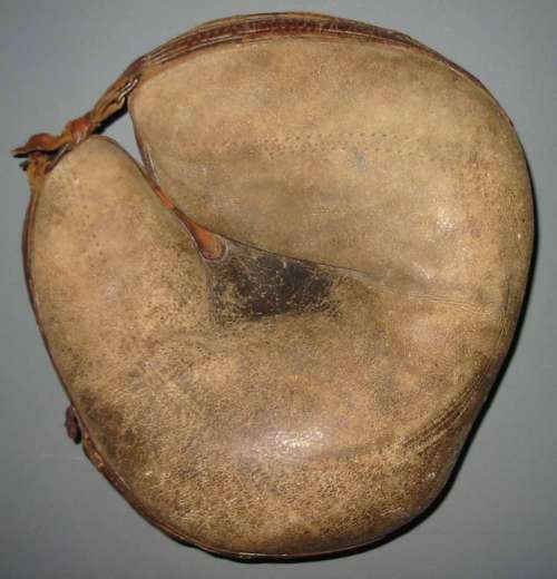 Early 1900's Crescent Catchers Mitt Front