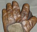 View the image: Early 1900's Spalding Crescent Glove Back