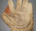 View the image: Early 1900's Crescent Glove White Front