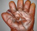 View the image: Early 1900's Crescent Glove Red Front