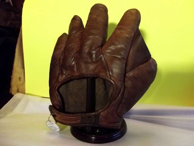 Early 1900's A.J. Reach Burgundy Crescent Back