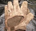 View the image: Early 1900's A.J. Reach Crescent Glove Back