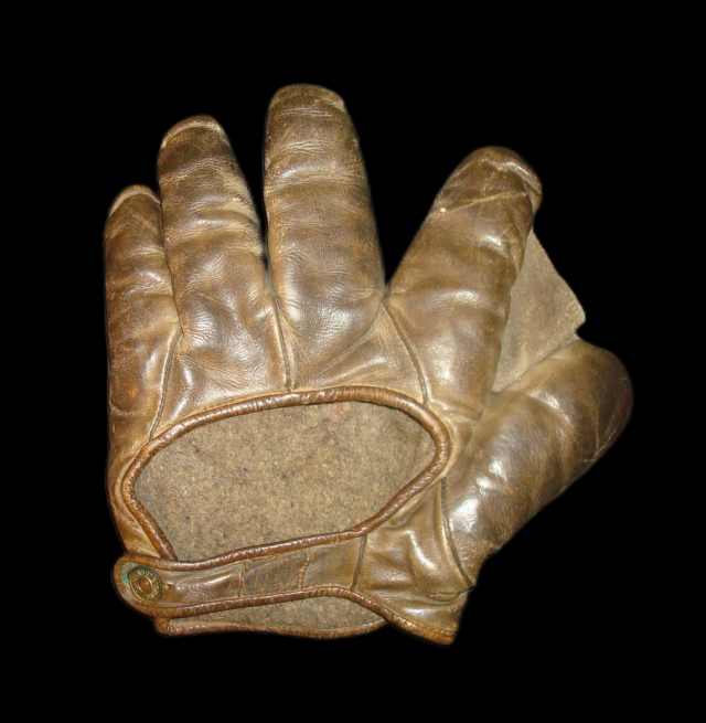 A.J. Reach Crescent Glove Dark Brown Back