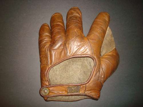 Early 1900's A.J. Reach Orange Brown Crescent Back