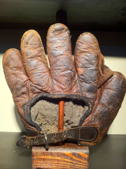 Early 1900's Buckle Back Full Web Brown Back