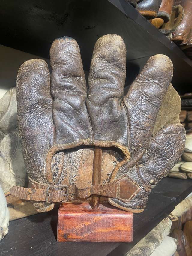 Early 1900's Buckle Back Full Web Brown Back