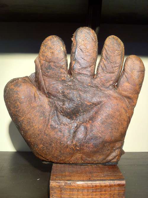 Early 1900's Buckle Back Full Web Brown Front