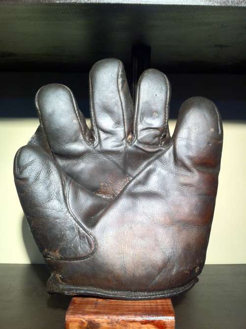 Early 1900's Buckle Back Full Web Brown Front