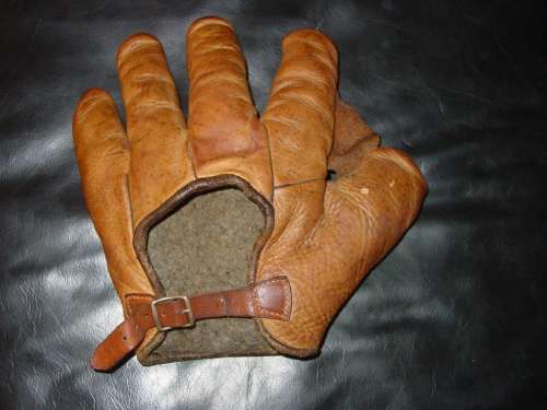 Early 1900's Buckle Back Full Web Crescent Back