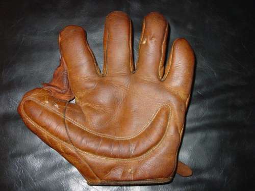 Early 1900's Buckle Back Full Web Crescent Front