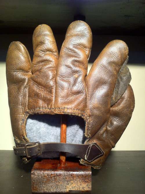 Early 1900's Buckle Back Full Web With Asbestos Lining Back