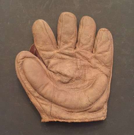 Early 1900's Buckle Web Crescent Brown Front