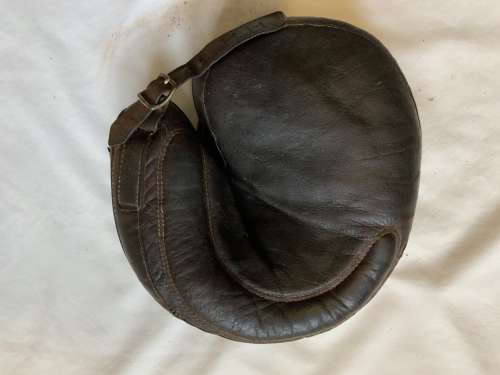 Early 1900's Buckle Web Youth Crescent Catchers Mitt Front