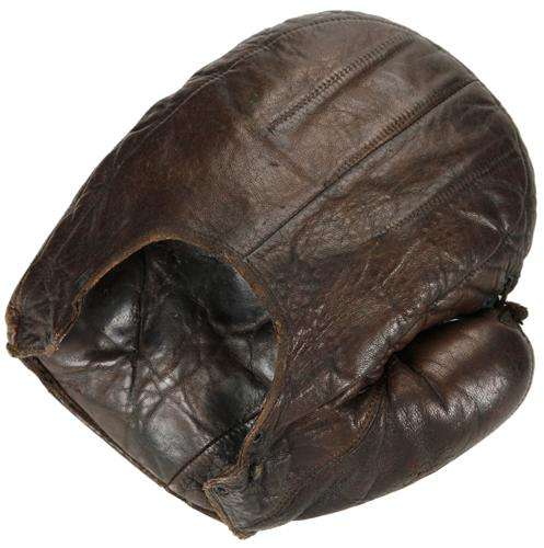 Early 1900's Crescent Basemitt Brown Back