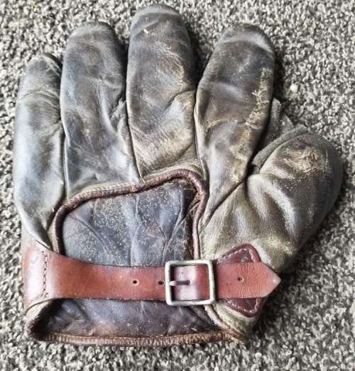 Early 1900's Crescent Buckle Back Full Web Back