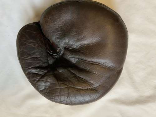 Early 1900's Crescent Catchers Mitt Dark Front