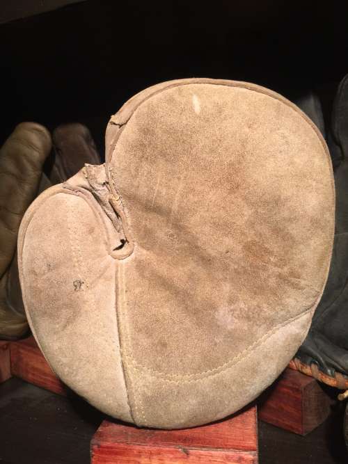 Early 1900's Crescent Catchers Mitt Front