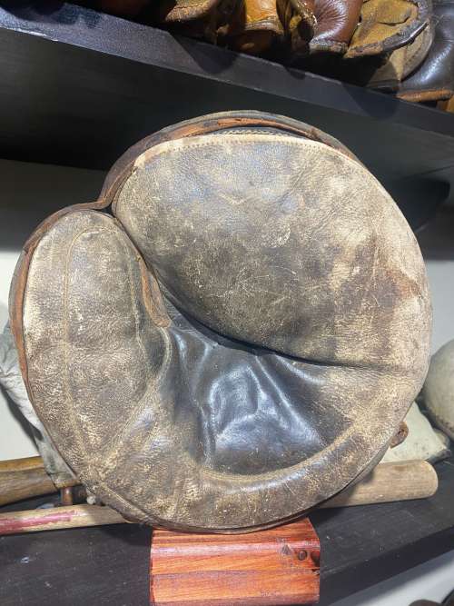 Early 1900's Crescent Catchers Mitt Front