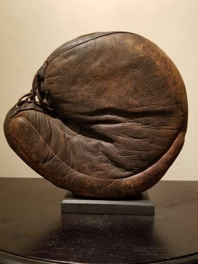 Early 1900's Crescent Catchers Mitt Front