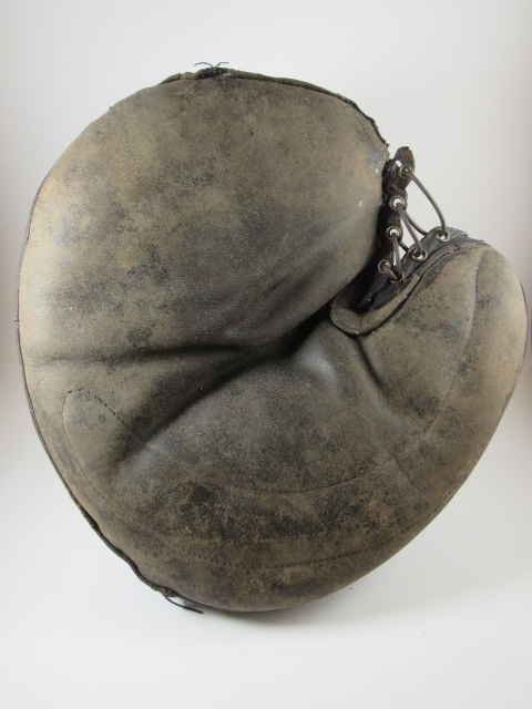 Early 1900's Crescent Catchers Mitt Lefty Front