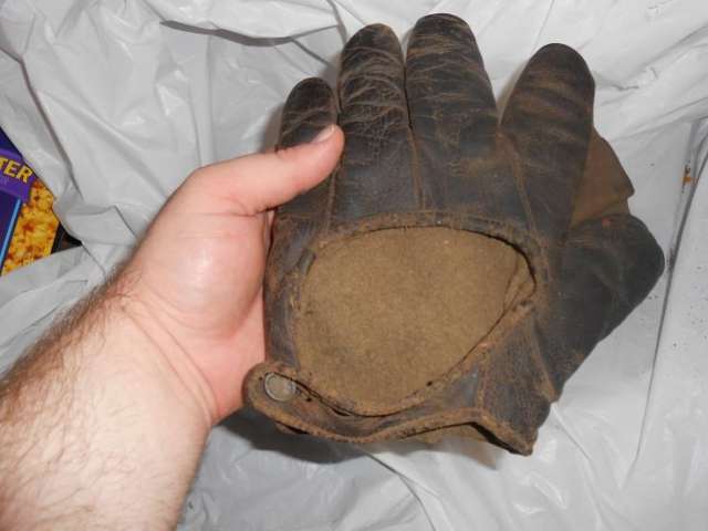 Early 1900's Crescent Glove Brown Back