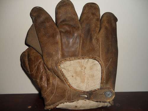 Early 1900's Crescent Glove Lefty Back