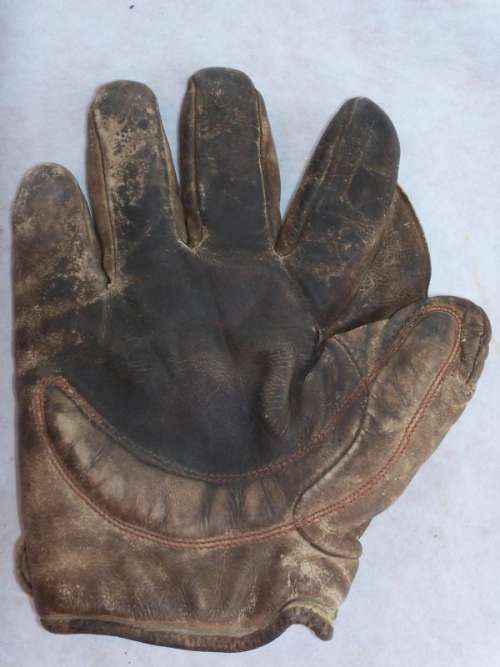 Early 1900's Crescent Glove Lefty Front