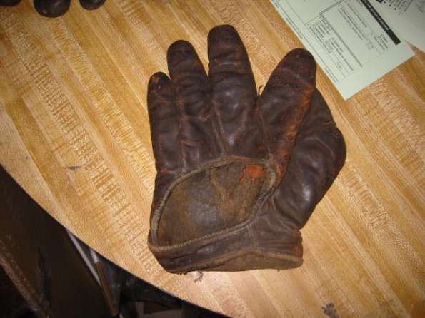 Early 1900's Crescent Glove Tall Brown Back