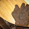 Early 1900's Crescent Glove Tall Brown Front