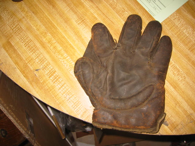 Early 1900's Crescent Glove Tall Brown Front